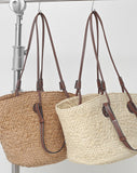 Rue Strap Rattan Large Tote & Shoulder Bag