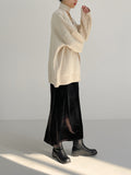 [SET] Mona V-neck Loose Fit Knit