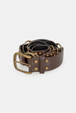 Western vintage leather belt