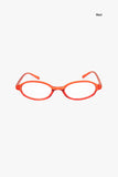 Oval shape color frame eyewear