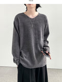 Dury V-neck Knit T-shirt