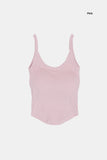 Laia wide binding cropped sleeveless top