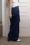 D-ring cowgirl denim jeans