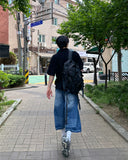 Lycee Bermuda denim pants