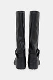 Bailey leather strap long boots