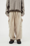 Tilt cargo fleece banding pants