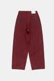 Deep tint wide denim pants