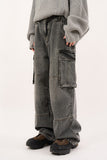 Monster cargo vintage denim pants
