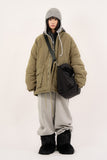 Dazed quilted M-65 short fishtail jumper