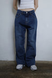 Comfort bootcut denim jeans