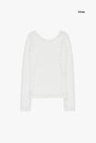 Sheer pattern see-through long sleeve