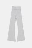 Slim lap bootcut pants