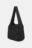 Diamond cross big shoulder bag