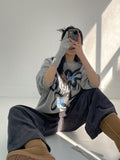 Happy Painting Brushed Overfit Sweatshirt