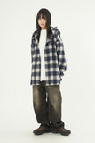 Kiruna hooded overcheck shirt