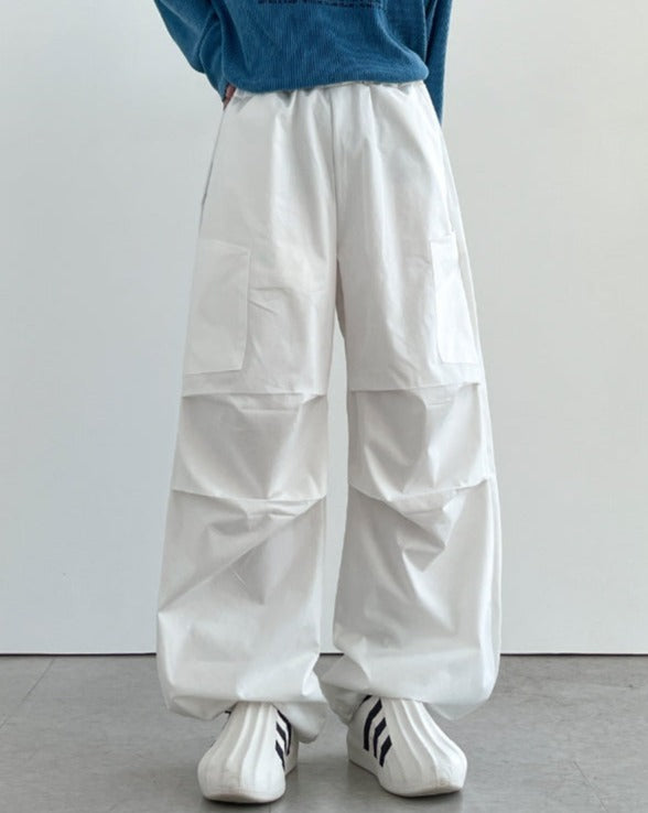 【YOURNUS】Wineed Cotton Parachute Pants YOURNUS (ユアノス) - ワインドコットンパラシュートパンツ