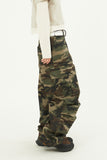 Military cutting cargo half banding pants