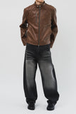 Clan Biker Leather Jacket