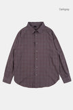 Classic check over button-up shirt