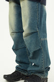 Urban wide parachute denim pants