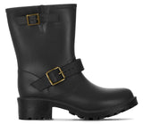 Dozen buckle rain boots