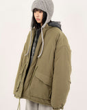 Dazed quilted M-65 short fishtail jumper