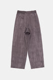 Wrinkle bio washed banding pants