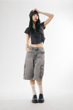 Transform 2-way cargo denim pants