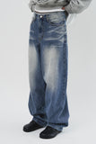 Circle Embo Wide Denim