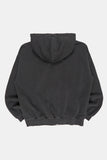 Petra pigment damaged hood zip-up