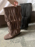 Grannon Vintage Tassel Boots