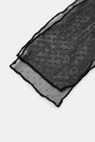 Wrinkle see-through summer scarf