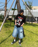 Nikki Damaged Bermuda Pants