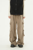 Quattro cargo corduroy banding pants