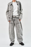 Snow Pannel Wide Denim