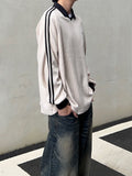 Waffle Track Line Collar Tee