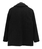 Dope Fur Quilted Half Coat Jacket