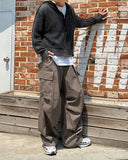 Hito pintuck cargo pants