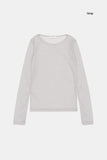 Misty see-through long sleeve
