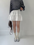 Judy Cotton Flare Mini Skirt