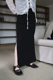 Shirring Mermaid Long Skirt