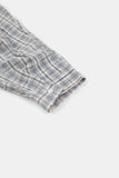 Cityscape seersucker check shirt