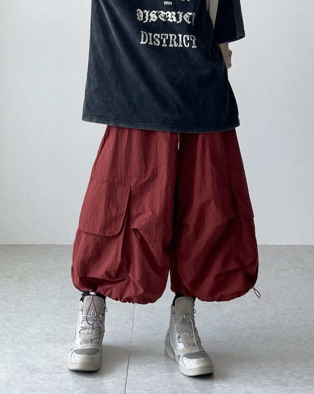 YOURNUS】Defender Piping Nylon Pants (YOURNUS/トラックパンツ
