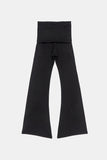 Slim lap bootcut pants