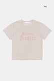 Angel rhinestone crop T-shirt