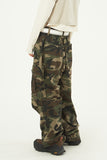 Military cutting cargo half banding pants