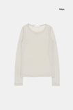 Mild see-through long sleeve