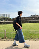 Kamen short sleeve knit zip-up