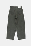 Deep tint wide denim pants