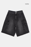 Viva cargo denim shorts